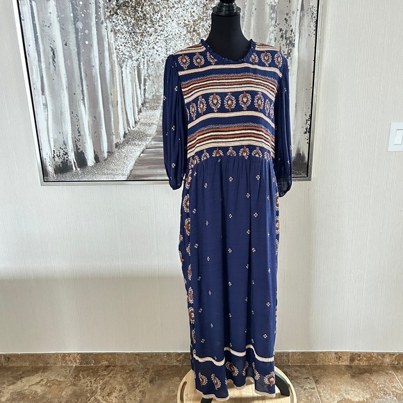 Matilda Jane Navy Blue Midi Dress - Picture 2 of 9